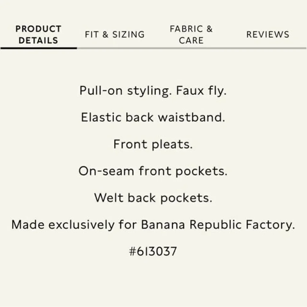 ✨BANANA REPUBLIC BLACK LINEN-BLEND CROPPED WIDE-LEG PANTS ✨